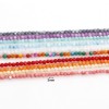 Perles nacre forme ronde 3mm coloris Multicolores