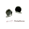 Supports de Boucle d’oreille Puce 10mm – Acier Inoxydable 304
