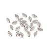 Perles Intercalaires Feuilles 9 x 6 mm – Métal Couleur Argent Antique