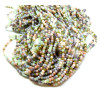 Perles Rondelles Verre Facettée 3 par 2mm Multicolores Pastel