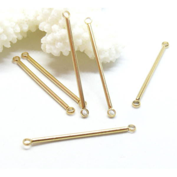 Connecteurs Tige cylindrique 35mm en Acier Inoxydable 304 Placage Doré