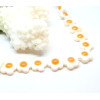Perles intercalaire forme Marguerite 6mm en Nacre naturelle