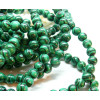 Perles RONDES 6mm Malachite Synthétique