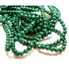 Perles RONDES 6mm Malachite Synthétique