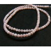 Perles nacre forme ronde 3mm coloris Rose