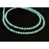 Perles nacre forme ronde 3mm coloris Bleu Vert  Pastel