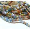 Perles Rondelles Verre Facetté 3x2.5mm A02