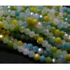 Perles - Rondelles - Verre Facettée 3 par 2mm coloris A04