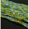 Perles - Rondelles - Verre Facettée 3 par 2mm coloris A04