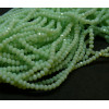 Perles Rondelles Verre Facettée 3 par 2mm Kaki Couleur 10