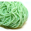 Perles Rondelles Verre Facettée 3 par 2mm Vert Pastel