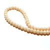 Perles Rondelles Verre Facettée Rose poudre 6 par 4mm I033 Couleur 32