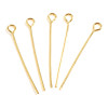 Tiges Clous Œil 30mm – Acier Inoxydable 304 Doré à l'or fin 18K
