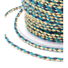 Lot de 2 ou de 4 mètres de Cordon Tressé avec Fil Métallisé Doré 1.5mm – Coloris C05