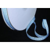 Ruban Vichy bi face bleu ciel 7mm