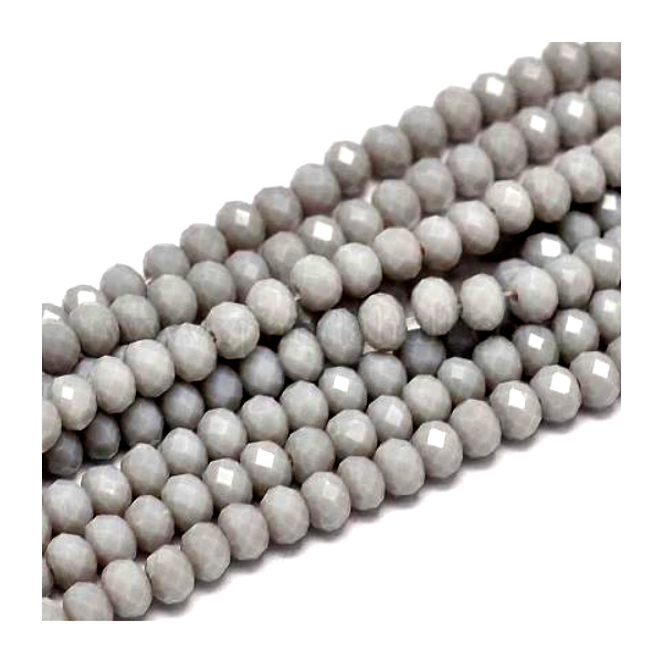 Perles Rondelles Verre Facettée 4 par 3mm I033 Couleur 13