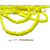 50 perles MINI CUBE en verre 2,5mm Jaune