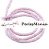 Lot de 50 perles Mini Cube en verre 2,5mm Rose Pale