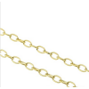 Colliers Princesse 45 cm, maille Jaseron extra fine 2.5 mm, Acier Inoxydable 304  Doré
