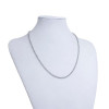 Colliers 45 cm maille Rollo 2mm en Acier Inoxydable 304 coloris Argent Platine