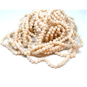 Perles Rondes Verre Facettée Vieux Rosel 4mm Couleur FR09