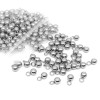 Pendentifs Bille 3mm Acier Inoxydable 304 finition Argenté