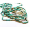 Perles Tube 15  mm Jaspe Impérial Teintée