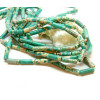 Perles Tube 15  mm Jaspe Impérial Teintée