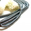Perles Hématite Non Magnétique Rondelles 3 par 1mm Coloris Gris