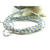 Cordon tressé et fil métallisé doré 1.5mm coloris C07
