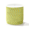 Cordon tressé et fil métallisé doré 1.5mm coloris C10