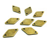 Connecteurs Losange metal couleur Bronze