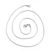 Colliers 45 cm - maille serpent 0.9 mm - en Acier Inoxydable 304