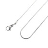 Colliers 45 cm - maille serpent 0.9 mm - en Acier Inoxydable 304