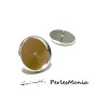 Supports de Boucle d'oreille puce 14mm Acier Inoxydable 316 Argenté