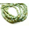 Perles rondelles Heishi Howlite 6 par 3mm