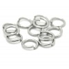 Anneaux de jonction 5 par 0.8mm, ACIER INOXYDABLE finition Argenté