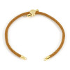 Support bracelet Intercalaire cordon Nylon ajustable avec accroche Slide Arbre Cuivre Doré Coloris Moutarde