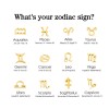Pendentif  Verseau signe du zodiaque en Acier Inoxydable 304 finition placage Doré 14KT