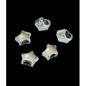 Slides passant intercalaire Etoile Argent Platine