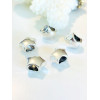 Slides passant intercalaire Etoile Argent Platine