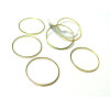 Anneaux connecteur fermé Rond  25 mm coloris Doré