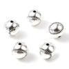 Perles Intercalaire Balle de baseball 9 mm métal coloris Argent Antique