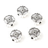 Perles Intercalaire Fleur de sakura Biface 10 mm métal coloris Argent Antique