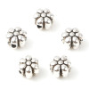 Perles Intercalaire Marguerite Biface 5 mm métal coloris Argent Antique