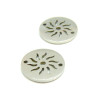 Pendentifs, Connecteur Soleil 12 mm Acier Inoxydable coloris Argenté