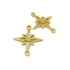 Connecteurs Étoile / Rose des Vents 18mm – Acier Inoxydable 304 Finition Doré