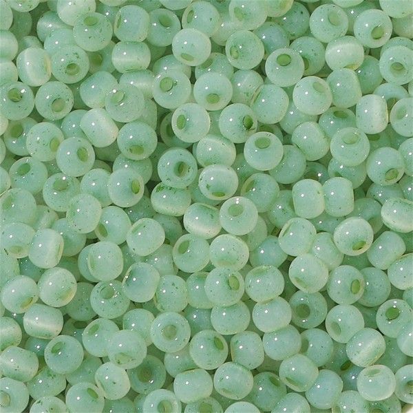 Perles de verre - Rondes 4mm Vert