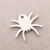 Pendentifs Araignée 17mm – Acier Inoxydable 304 Argent Platine