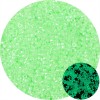 Sachet d'environ 700 Perles de rocaille en verre phosphorescent qui s'illumine dans la nuit 2.5mm Vert Flashy 10gr